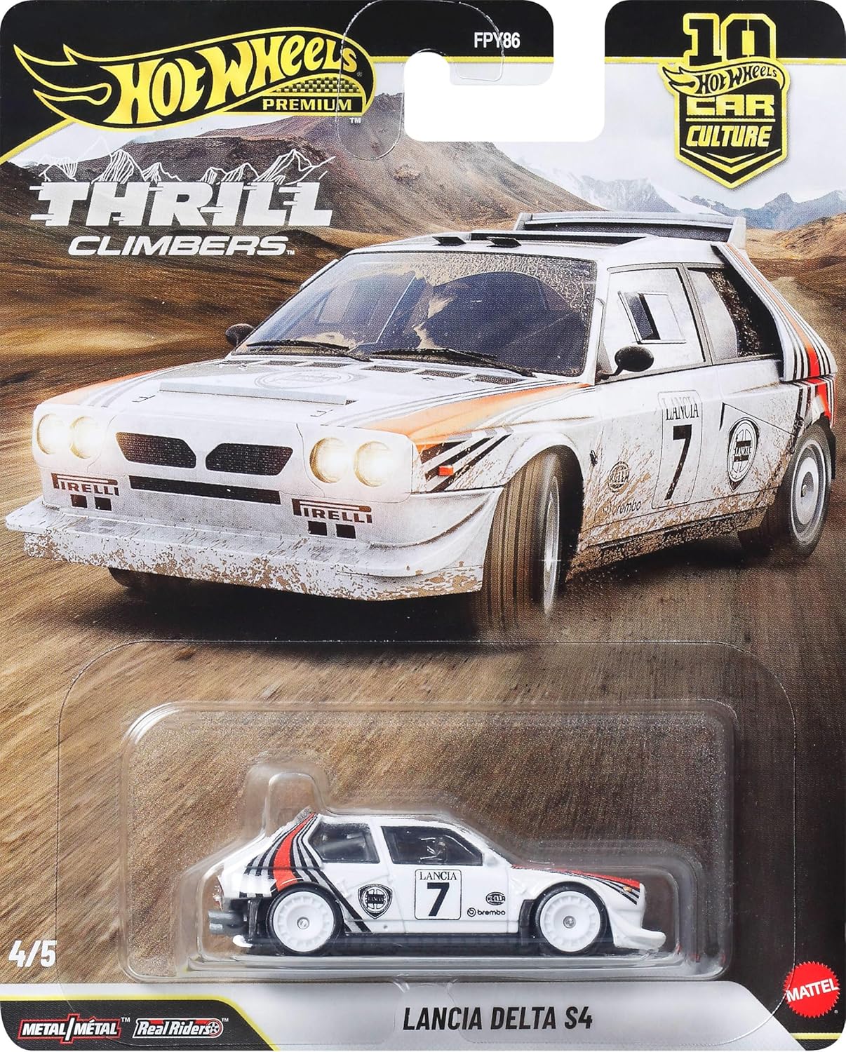 Hot Wheels Premium Thrill Climbers Lancia Delta