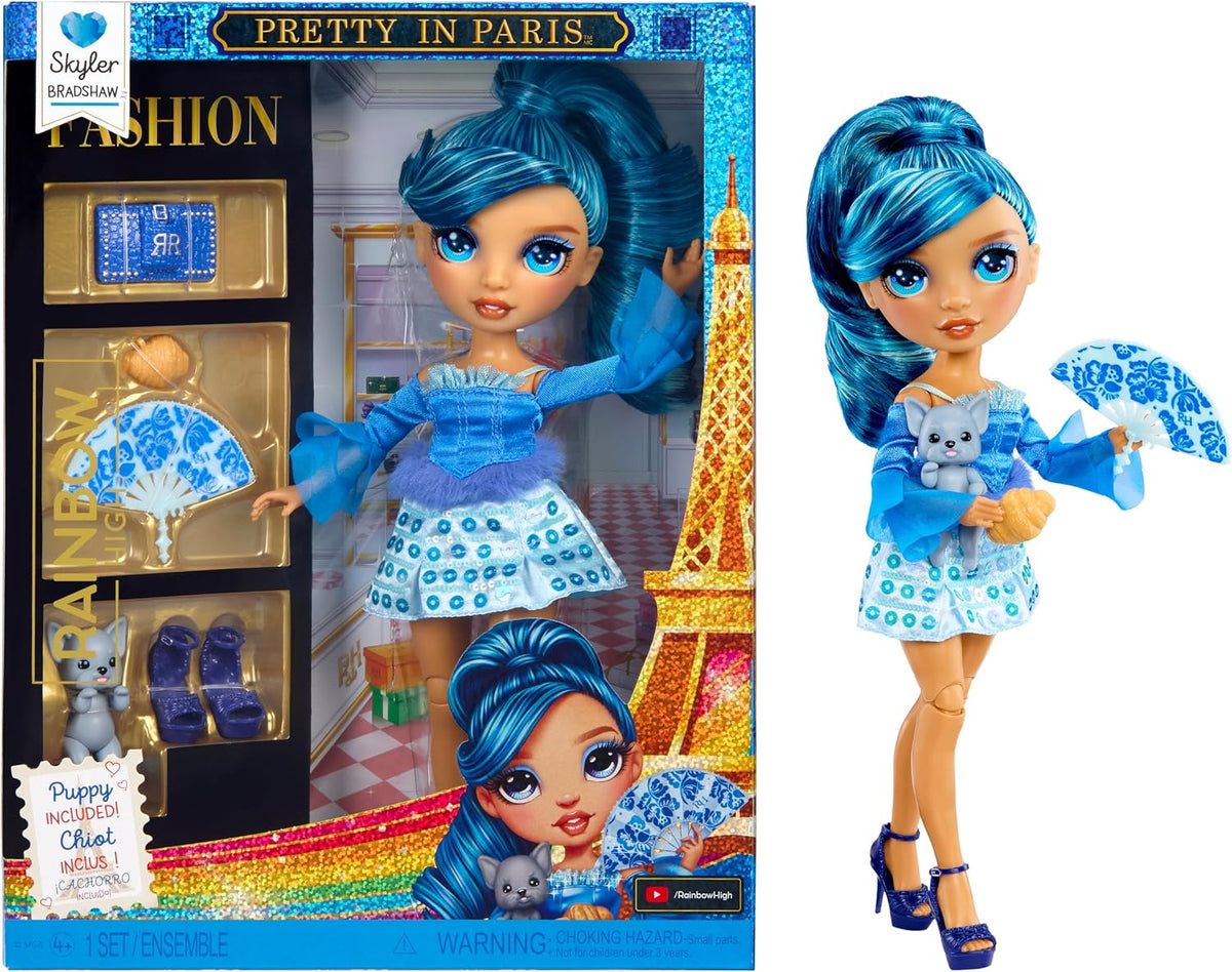 Rainbow High Pretty in Paris Doll - Skyler Bradshaw