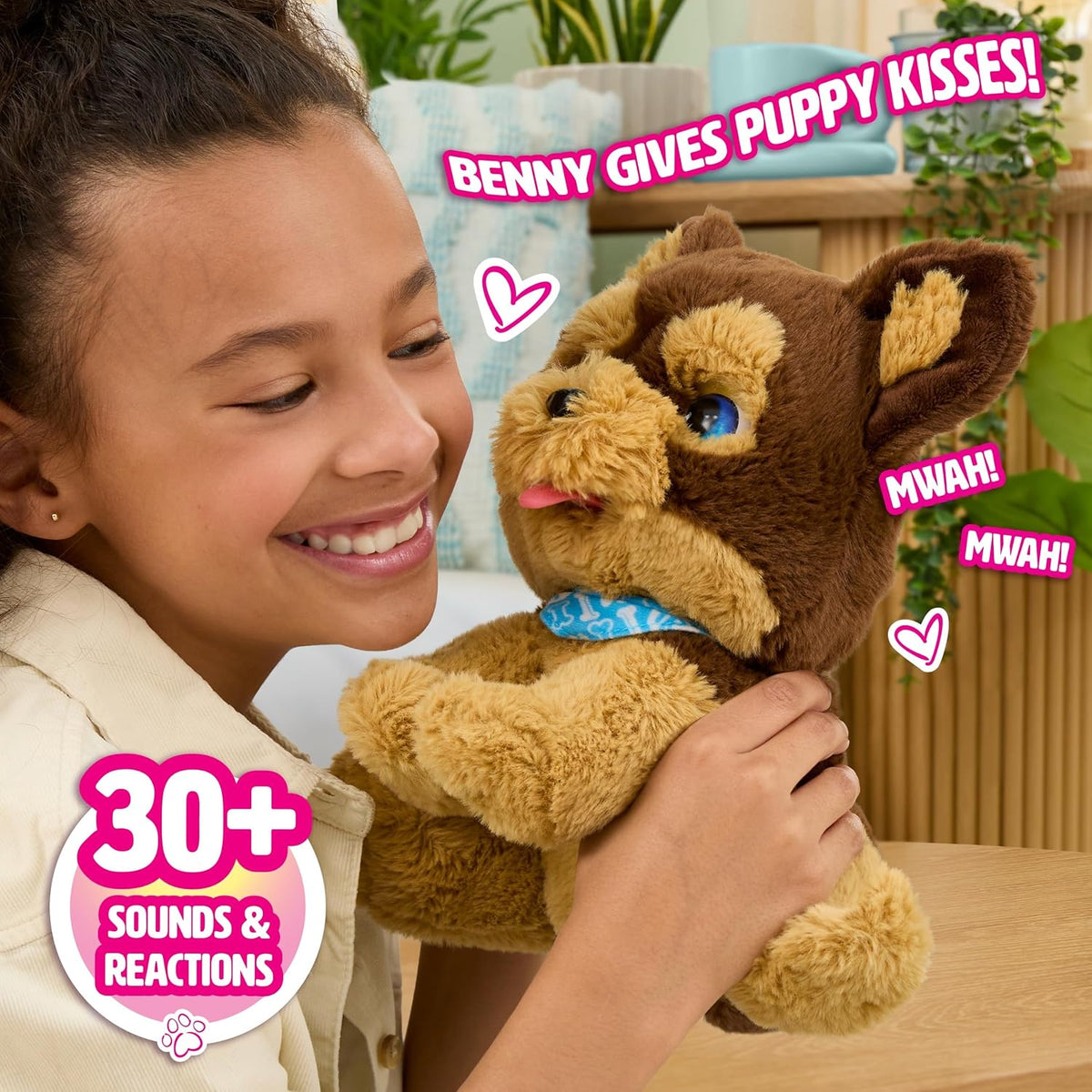 FurReal Benny the Kiss & Cuddle Pup