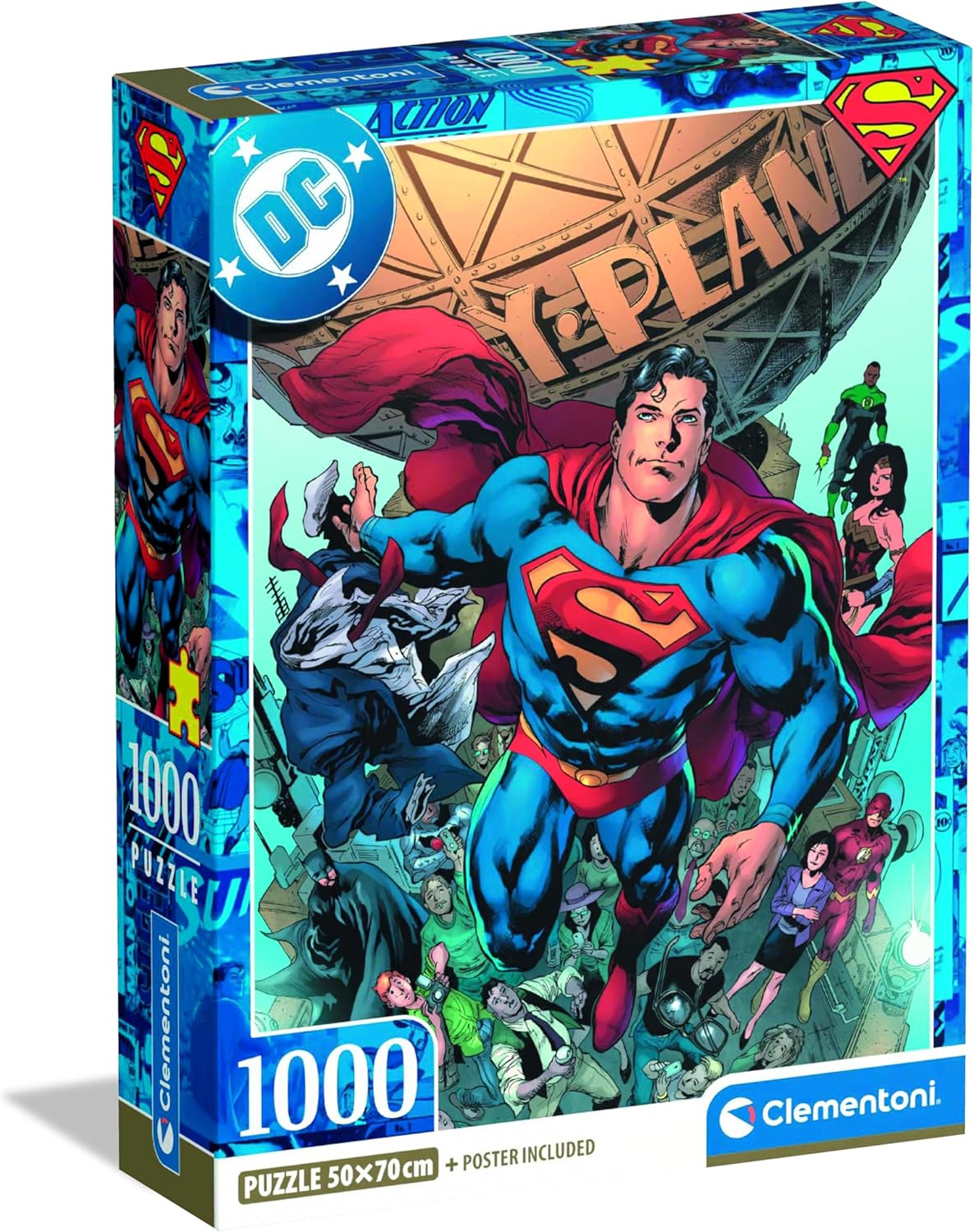 Clementoni Superman 2025 Compact 1000 Piece Jigsaw