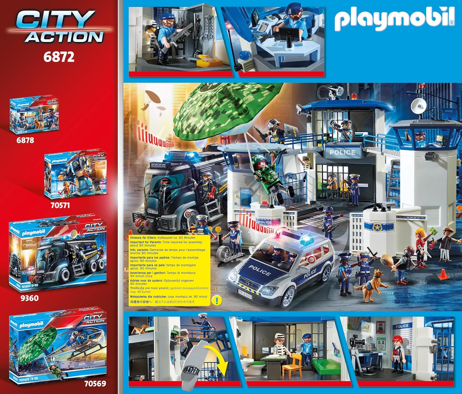 Playmobil Police Station with Investigation Room