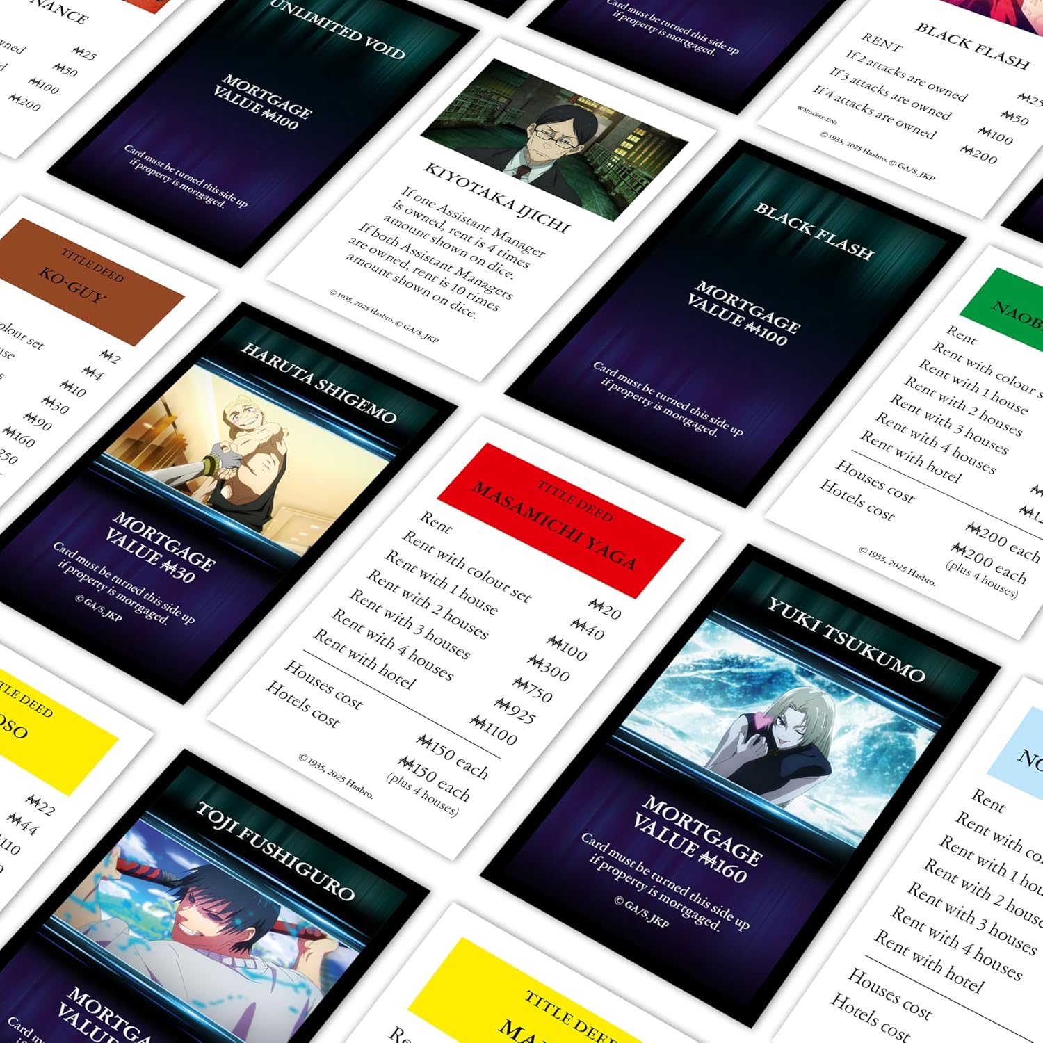 Jujutsu Kaisen Monopoly
