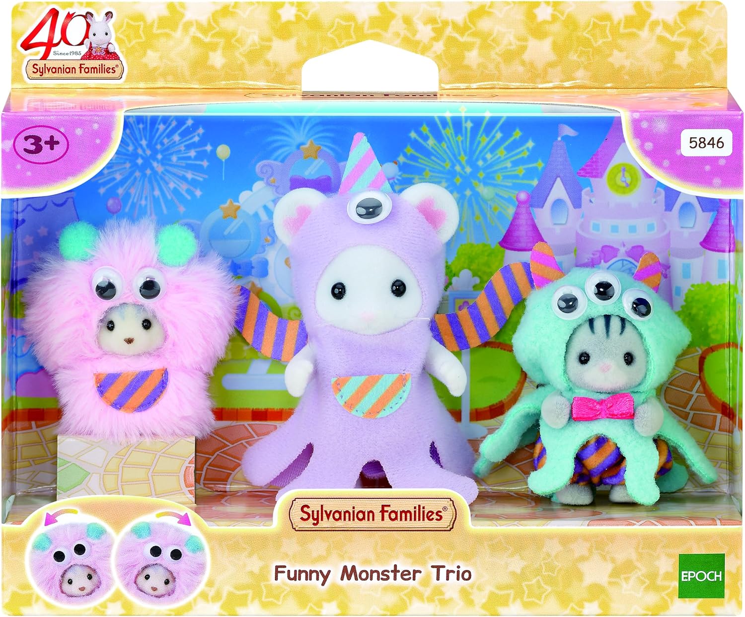 Sylvanian Families Funny Monster Trio