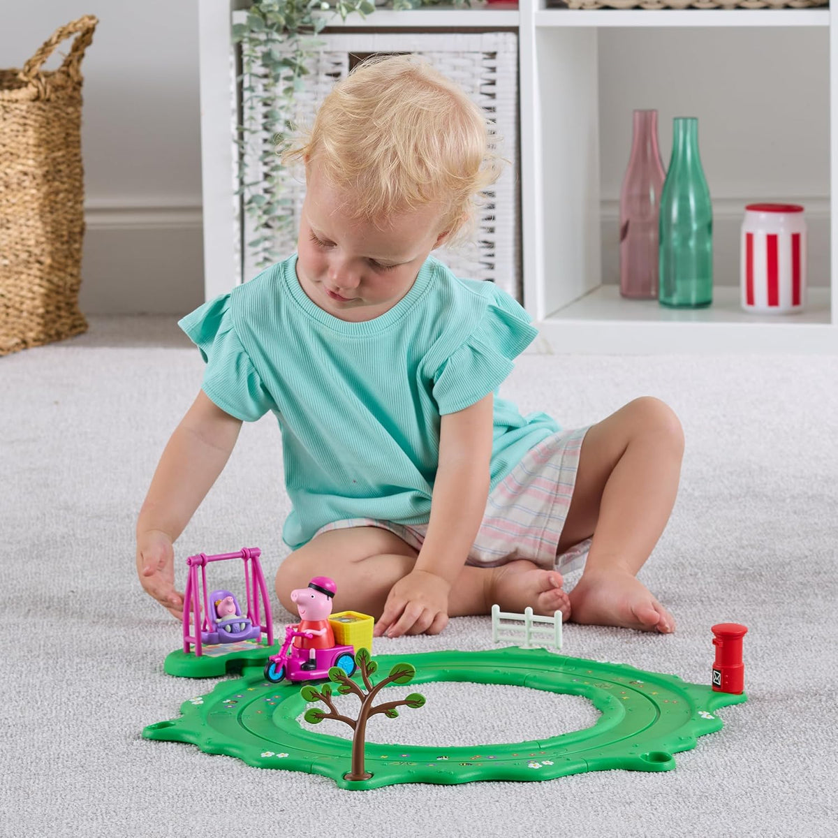 Peppa Pig Whizz-Around Peppa & Evie Fun in the Park Set