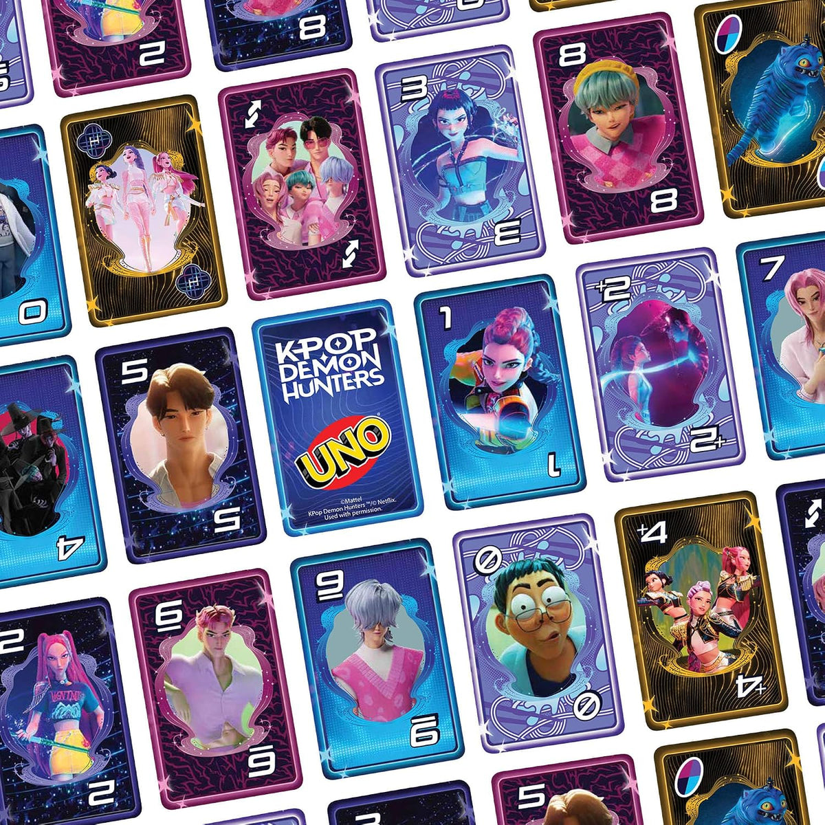 Uno K-Pop Demon Hunters Card Game