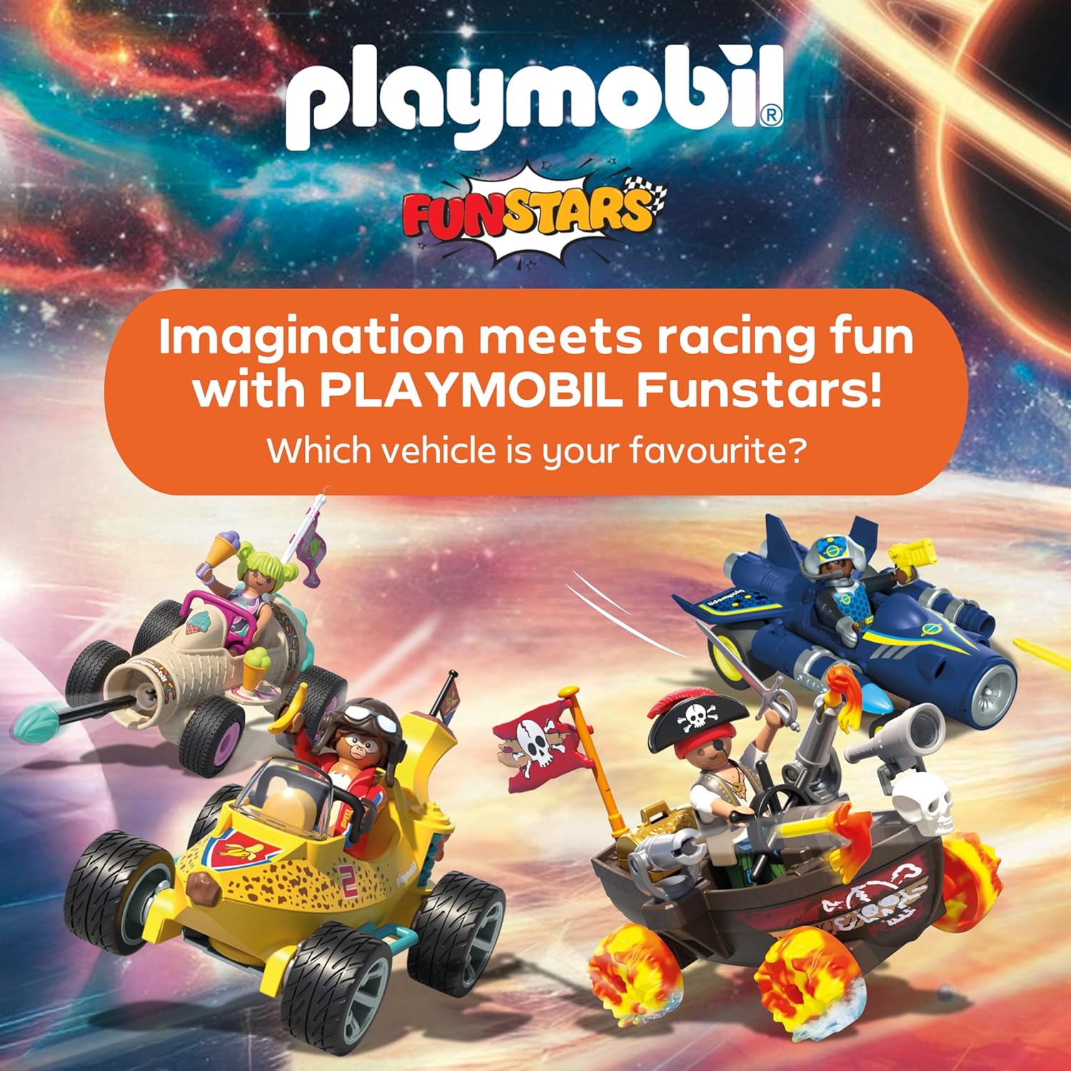 Playmobil Funstars Racing Space Jet