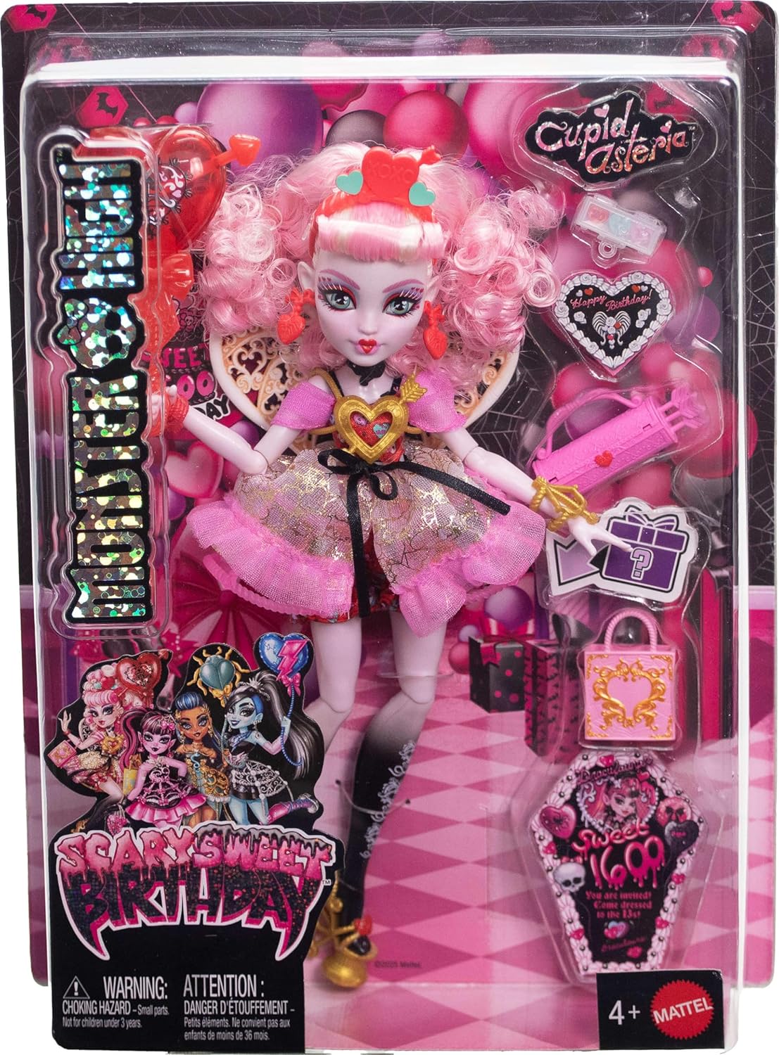 Monster High Scary Sweet Birthday Cupid Asteria Doll