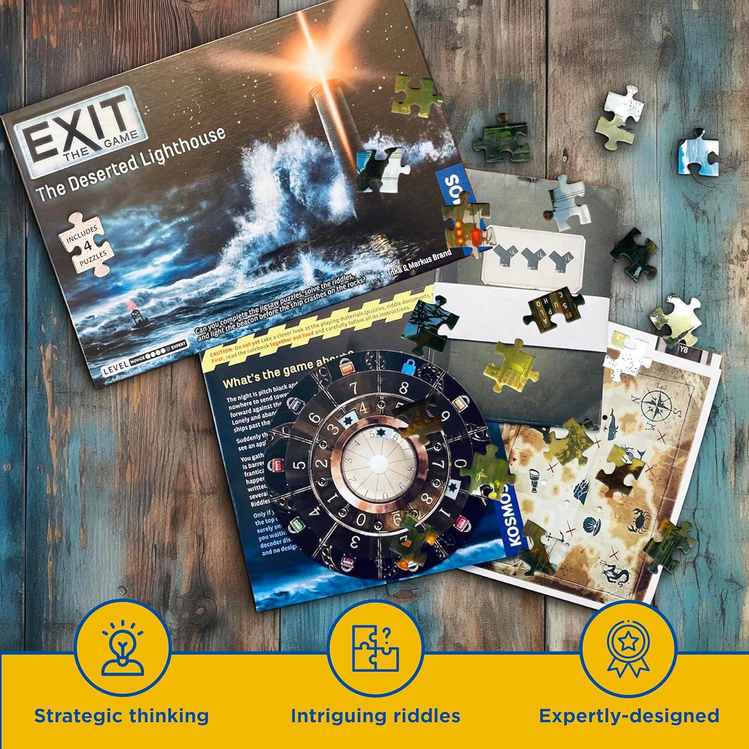 EXIT: The Deserted Lighthouse (with Jigsaw Puzzle)