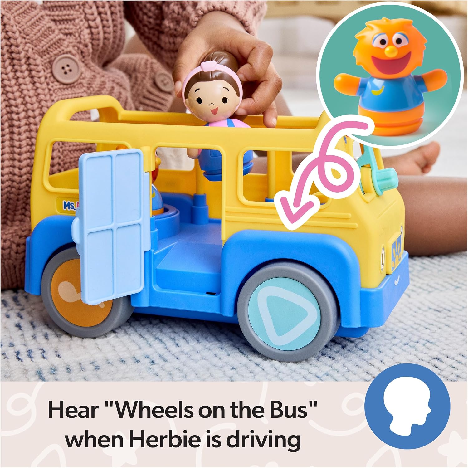 Ms. Rachel My First Learning Bus Electronic Toy