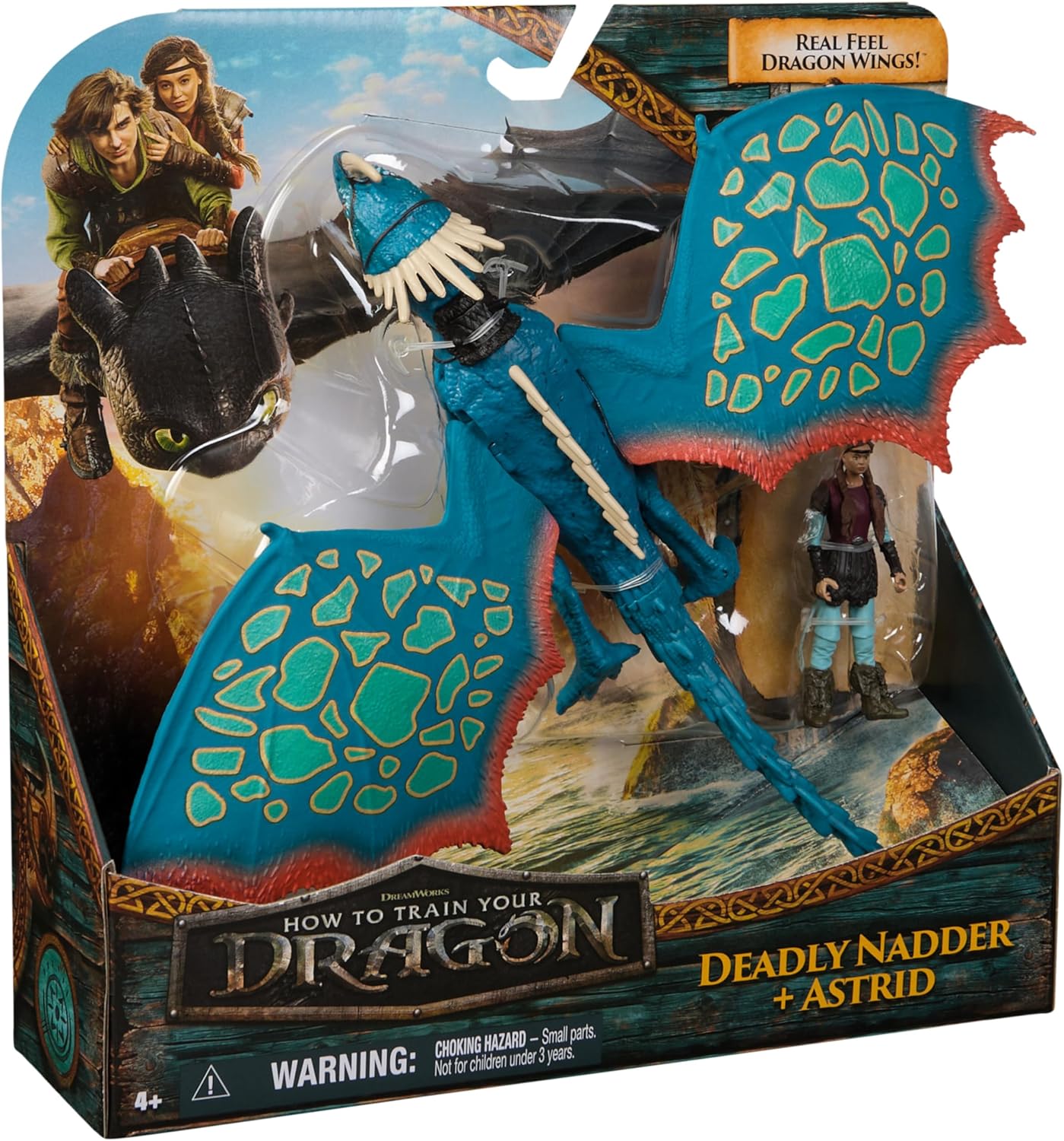 Dreamworks How to Train your Dragon Deadly Nadder & Astrid Action Figure Set