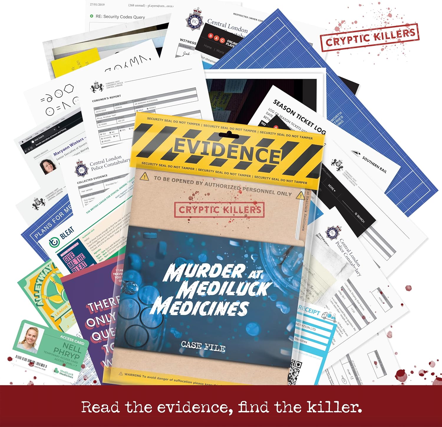 Cryptic Killers - Murder at Mediluck Medicines
