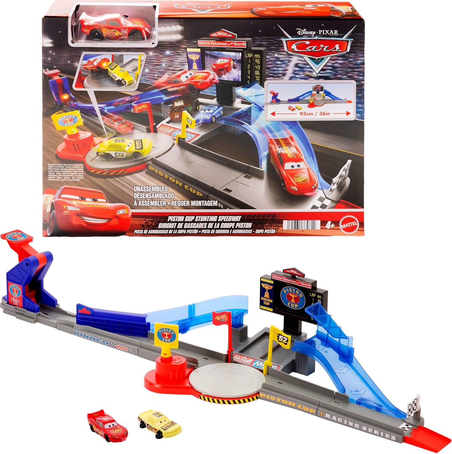 Pixar Cars Piston Cup Stunting Speedway Playset