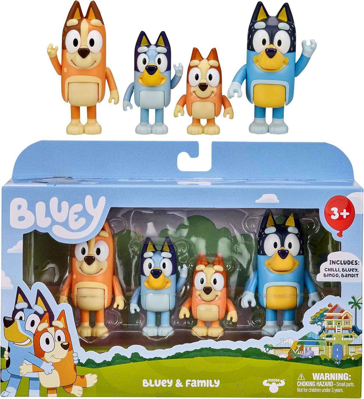 Bluey & Family 4 Figure Pack Assortment