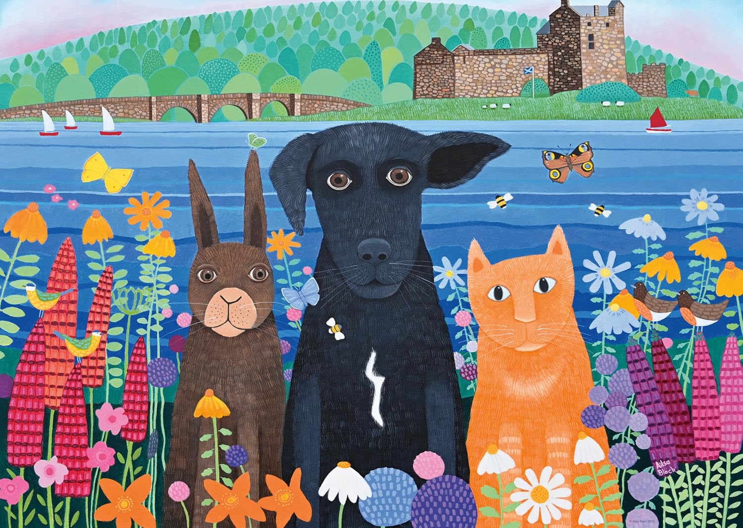 Fun at Eileen Doan Castle 1000 Piece Jigsaw