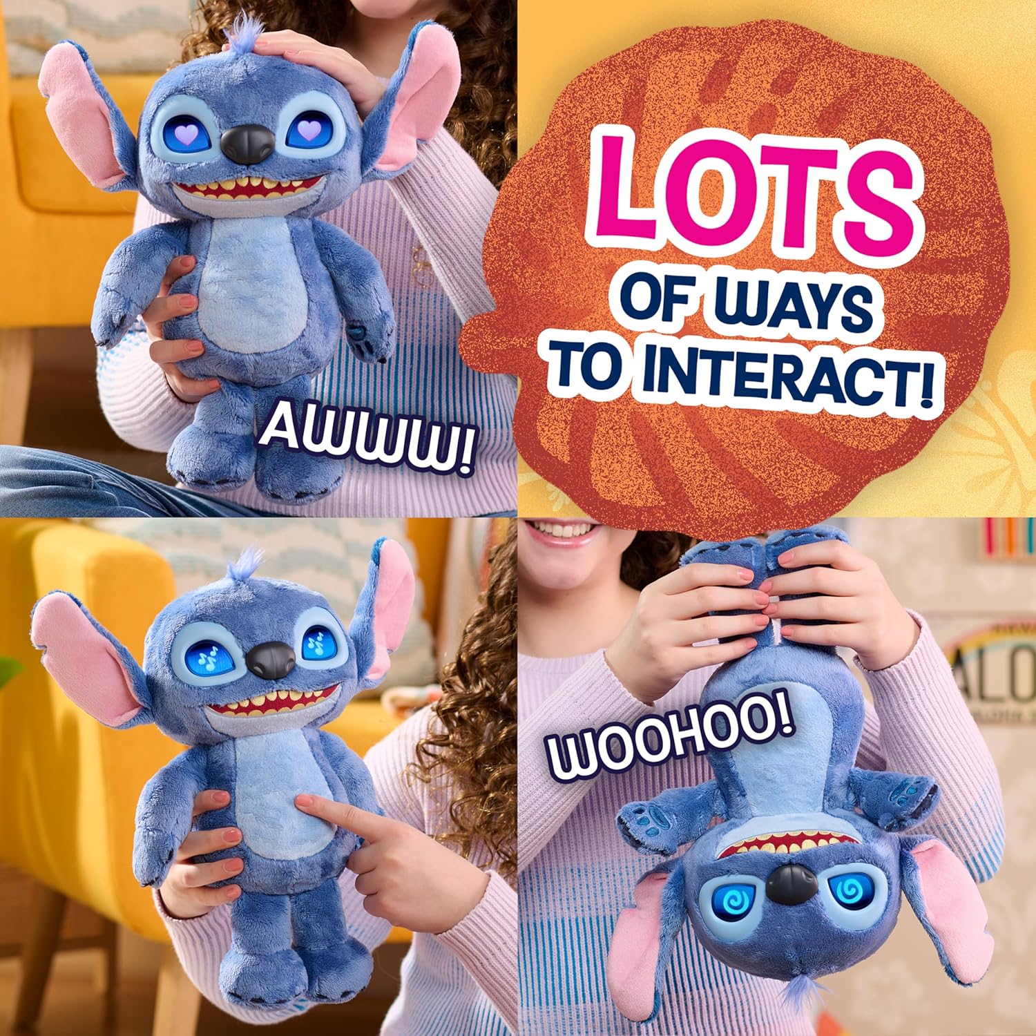 Disney Stitch Many Moods Stitch 35cm Interactive P