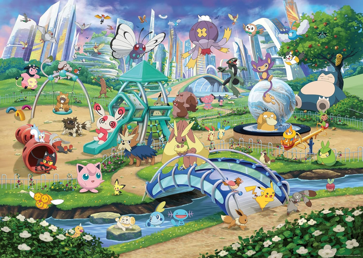 Pokemon Collectors Eevee and Park 1000 piece Jigsaw Puzzle