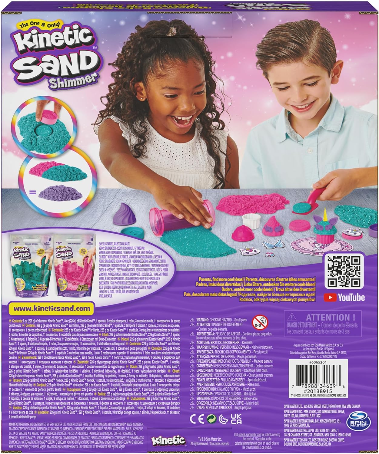 Kinetic Sand Unicorn Baking Set