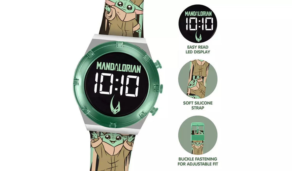 Mandalorian Digital Watch with Printed Strap
