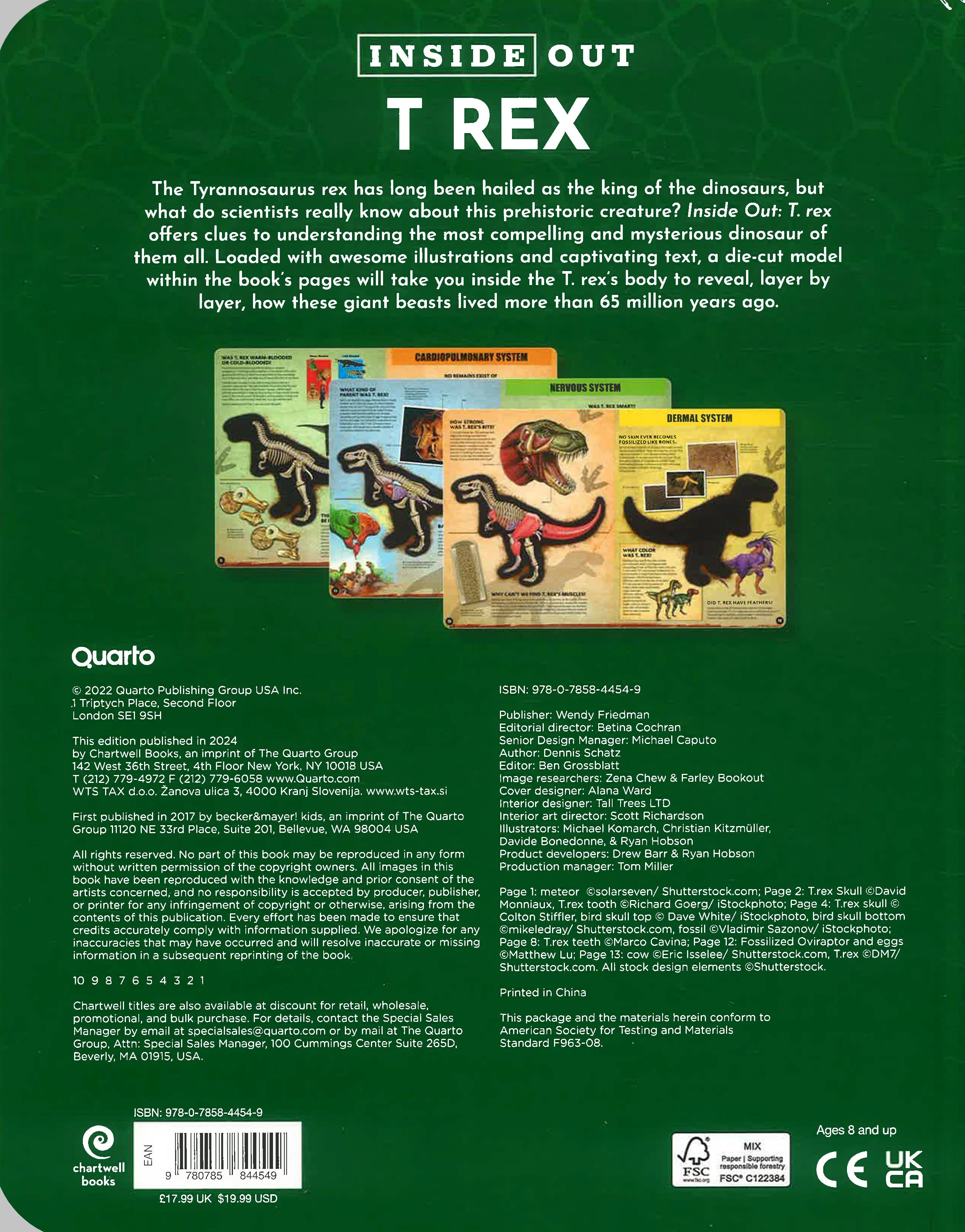 Inside Out T-Rex Book