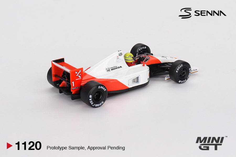 Mini GT McLaren MP4/6 Ayrton Senna 1:64 Scale