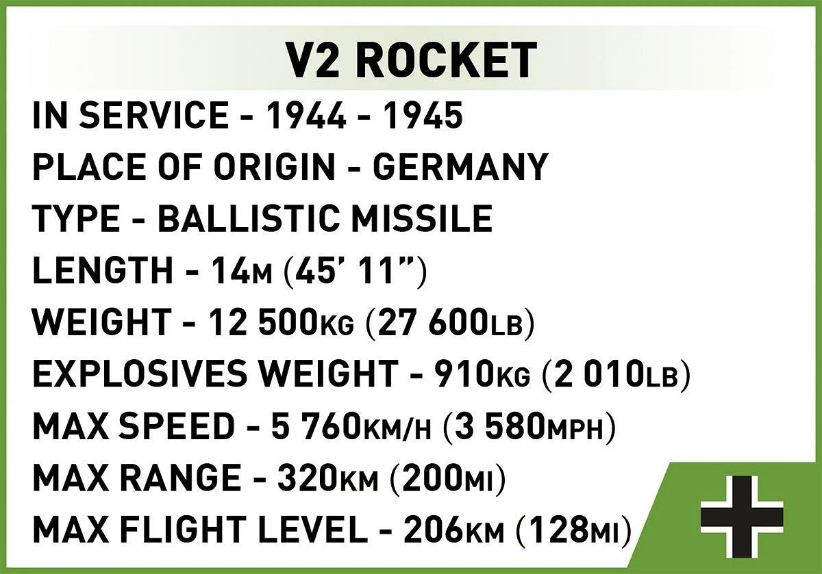 Cobi 3120 V2 Rocket On Meiller Vehicle 1:35 Scale