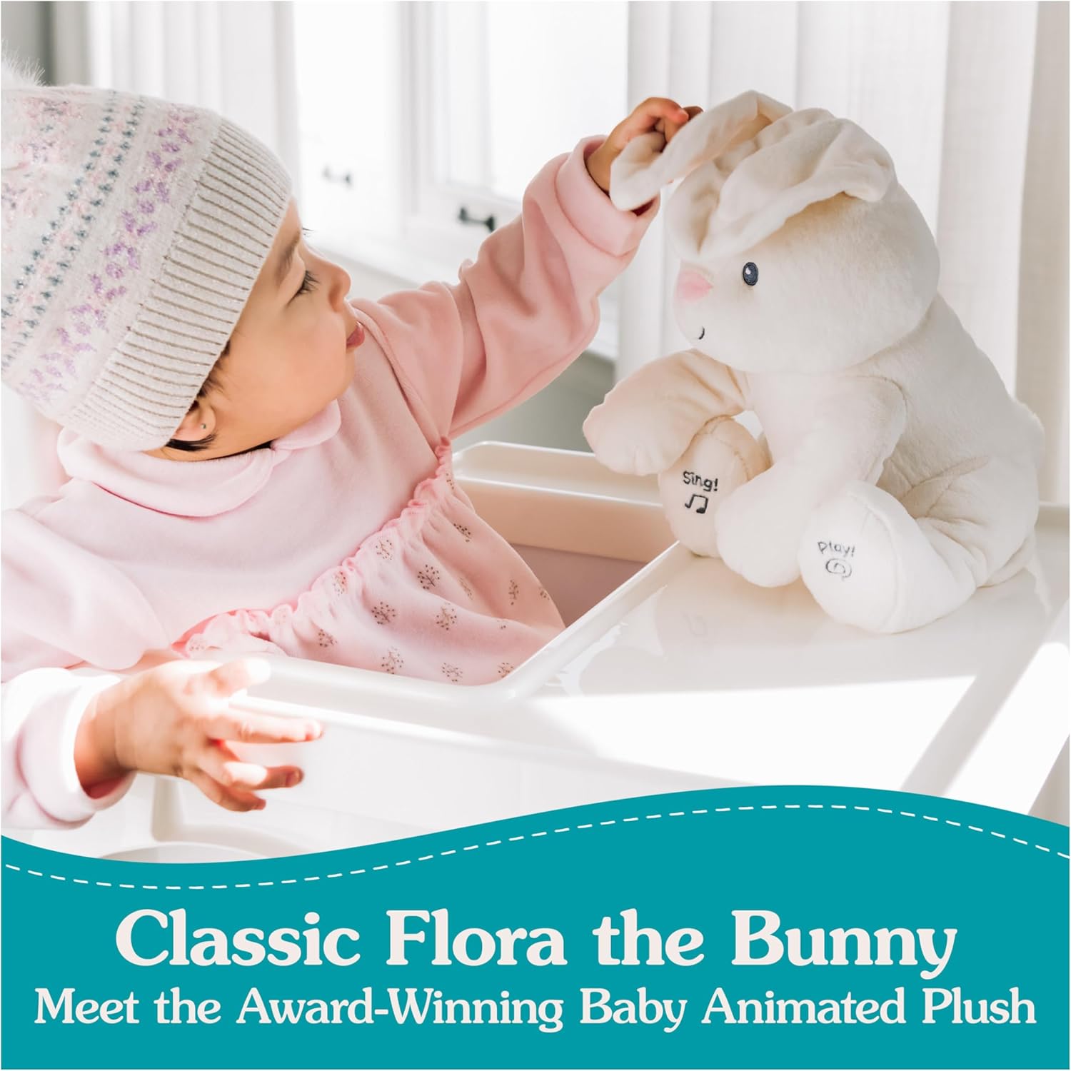 Gund Baby Peek-A-Boo Flora Soft Toy