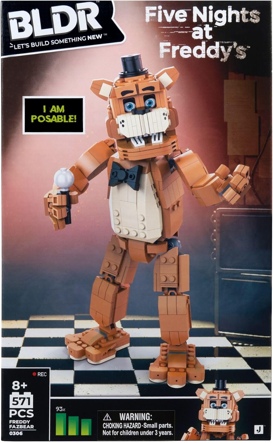 Five Nights at Freddys BLDR 20cm Buildable Freddy