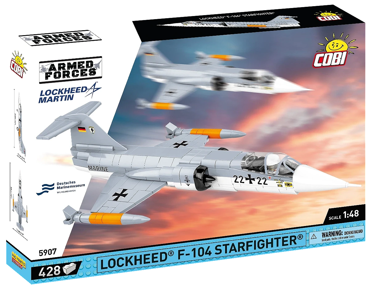 Cobi 5907 Lockheed F-104 Starfighter Scale Set