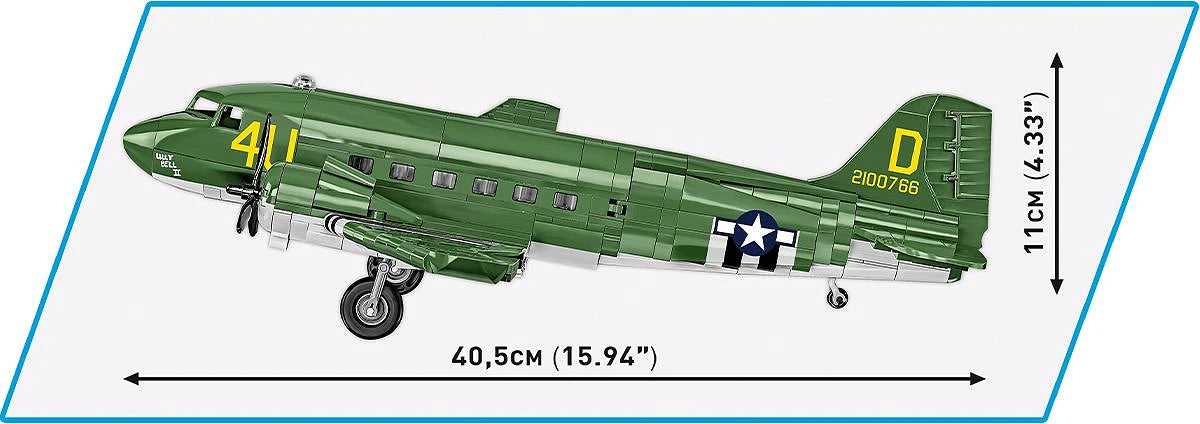 Cobi 5743 Douglas C-47 Dakota 1:48 Scale Set