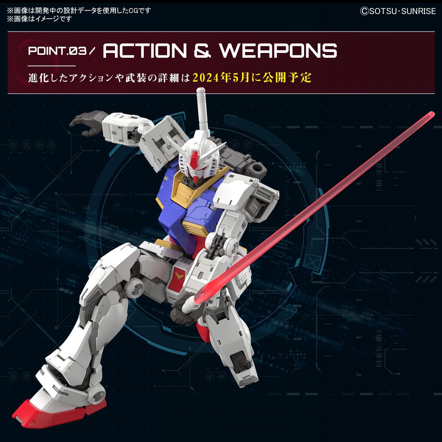 GUNDAM - RG 1/144 RX-78-2 Gundam Ver. 2.0 - Model