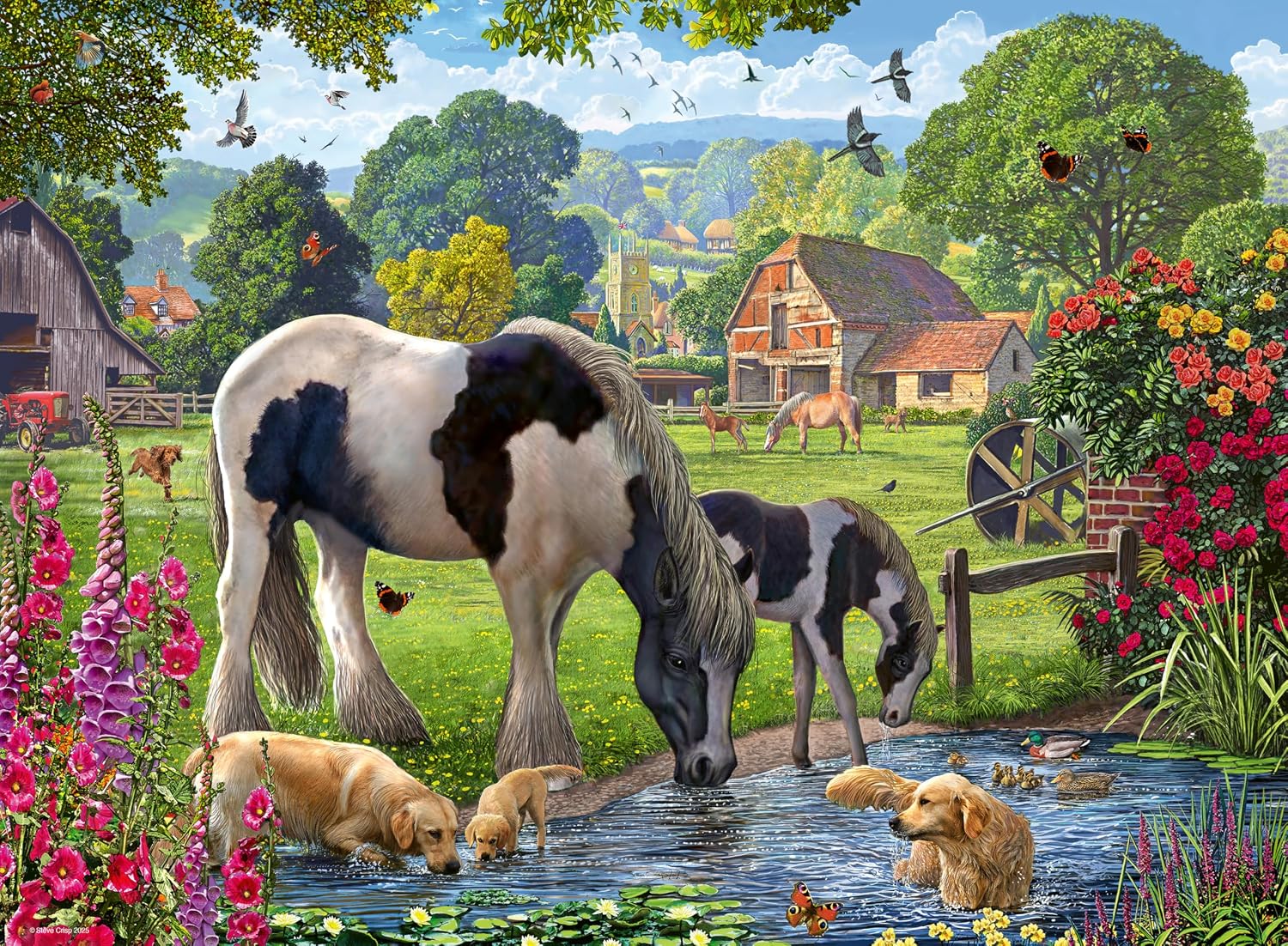 Hadlow Ponies 500 Piece Jigsaw Puzzle