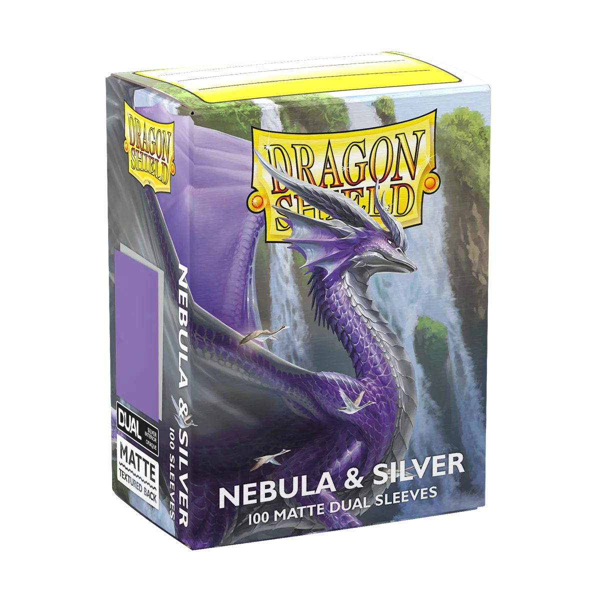 Dragon Shield Nebula & Silver Sleeves 100 Pack