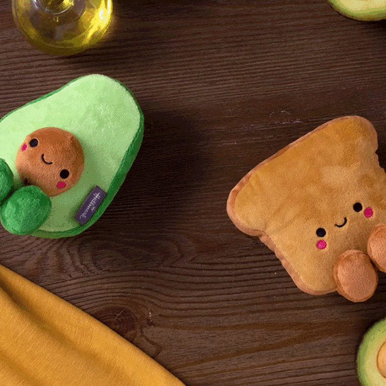 Hallmark Better Together Avocado & Toast Plush Toy