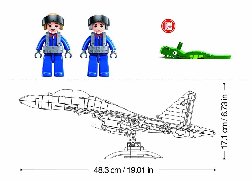 Sluban J16 Aircraft Carrier 1:44 Scale Set