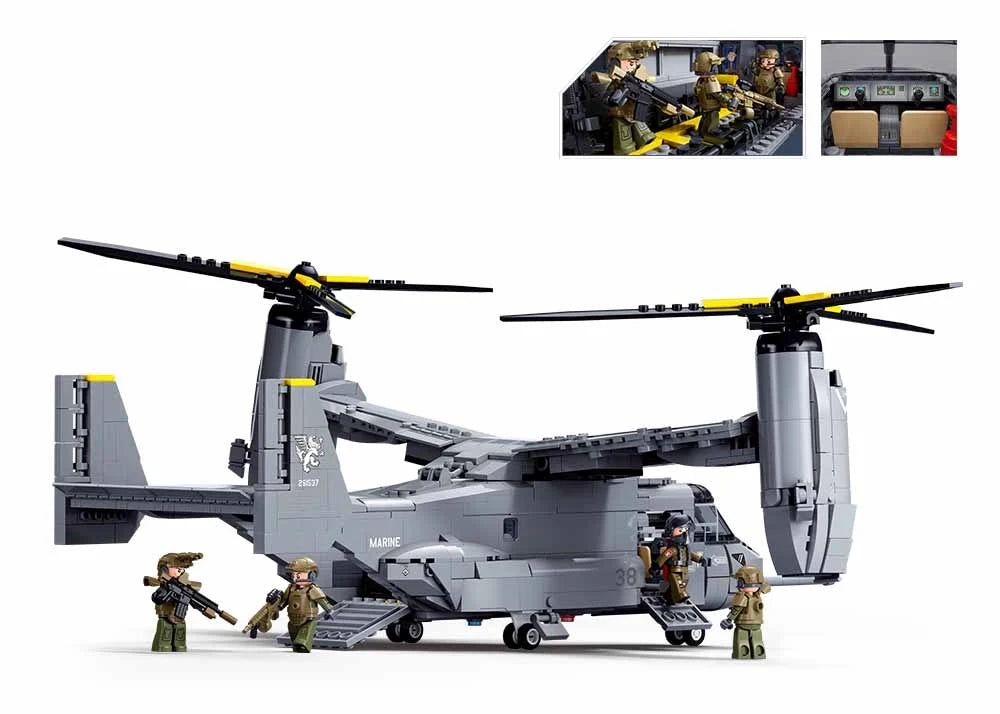 Sluban 1:35 MV-22 Osprey Construction Set