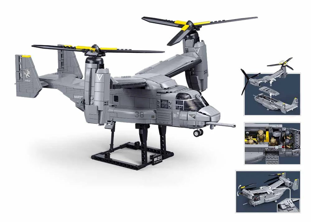Sluban 1:35 MV-22 Osprey Construction Set