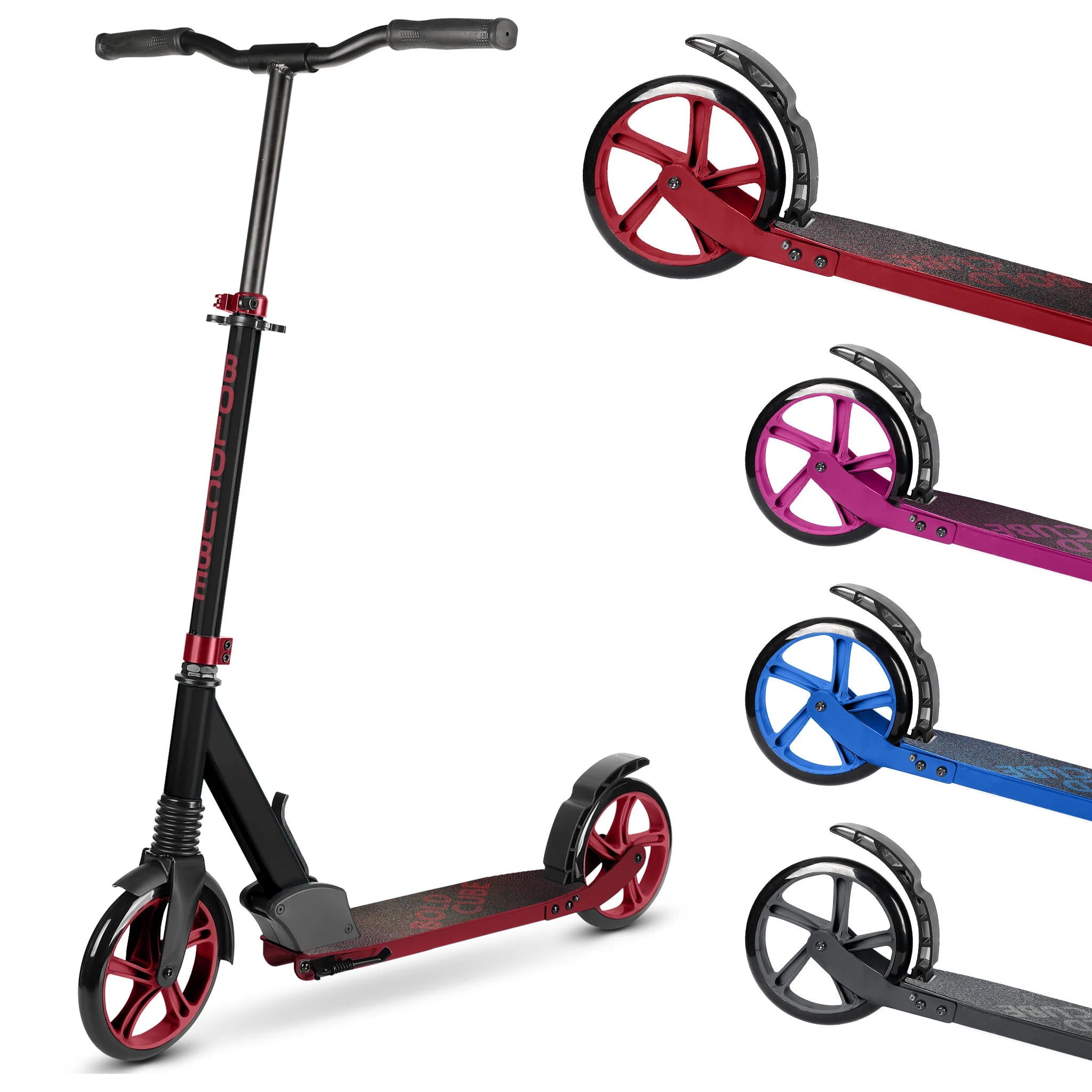 BOLDCUBE Big 2 Wheel: Burgundy