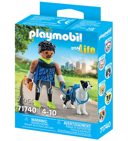 Playmobil Jogger with Border Collie