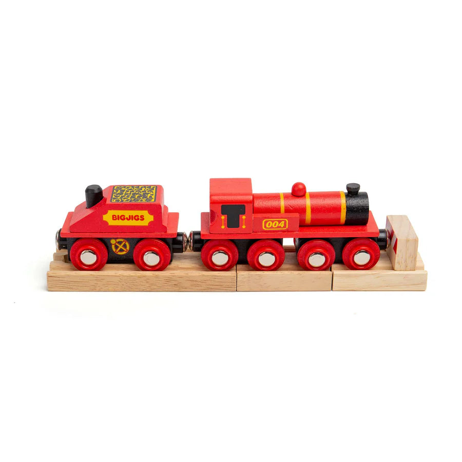 Red Coal Tender Train