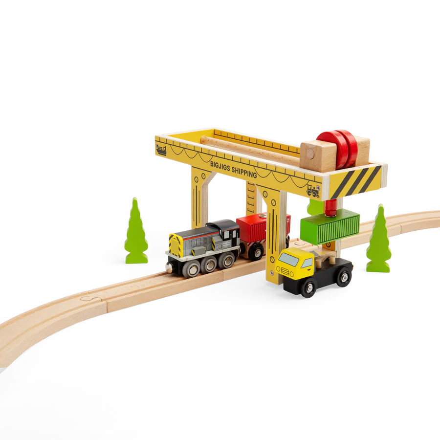 Wooden Gantry train