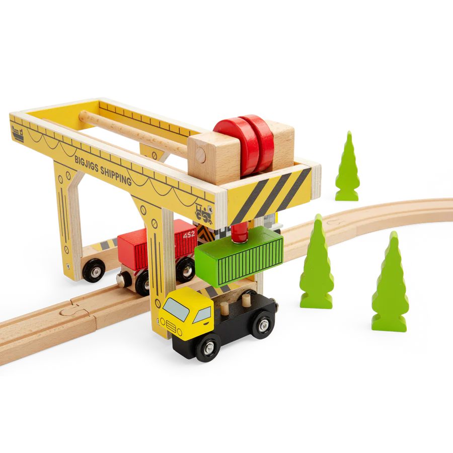 Wooden Gantry train