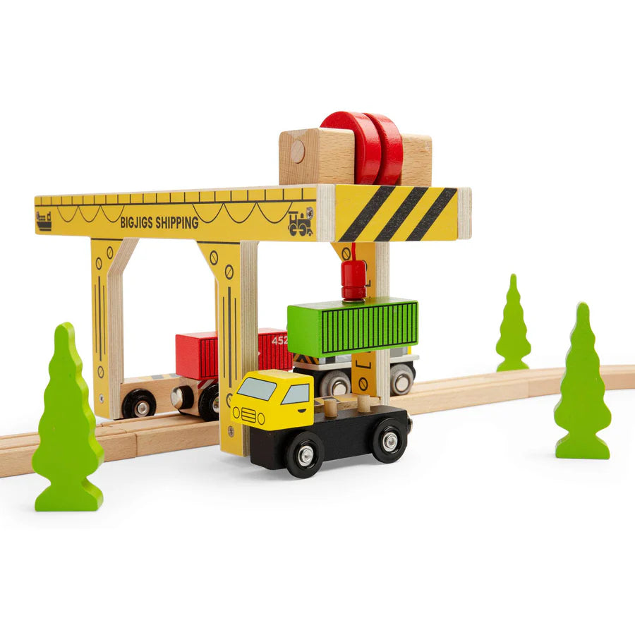 Wooden Gantry train