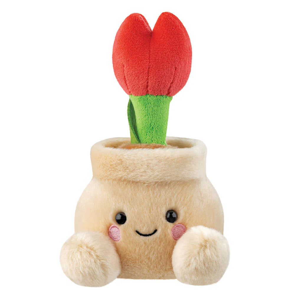 Palm Pals Lilybelle Potted Tulip 12cm Soft Toy
