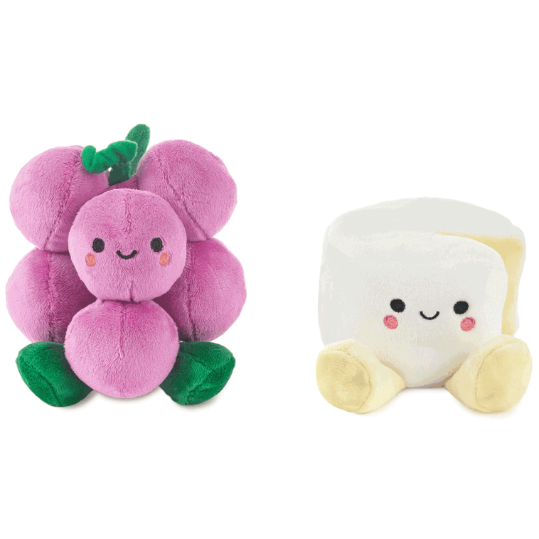 Hallmark Better Together Grapes & Brie Plush Toy