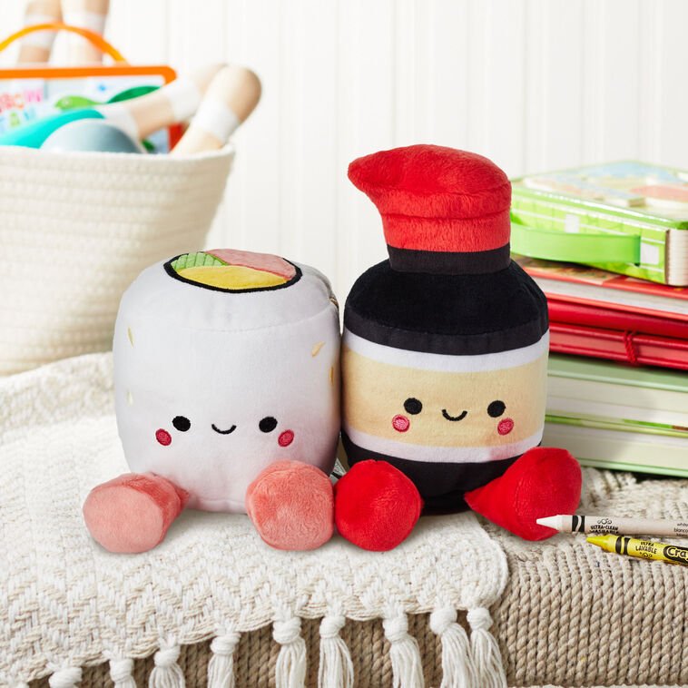 Hallmark Better Together Sushi & Soy Sauce Plush Toy