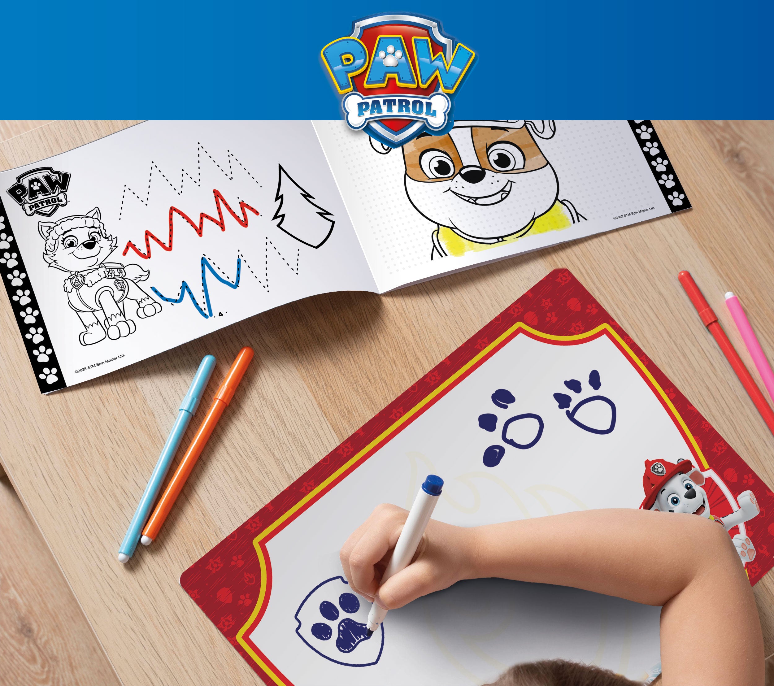 Lisciani Paw Patrol Drawing School