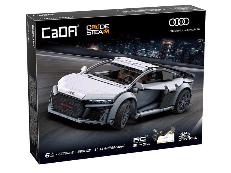 Cada Audi R8 Coupe 1:14 Scale 536 Piece Set Construction Set