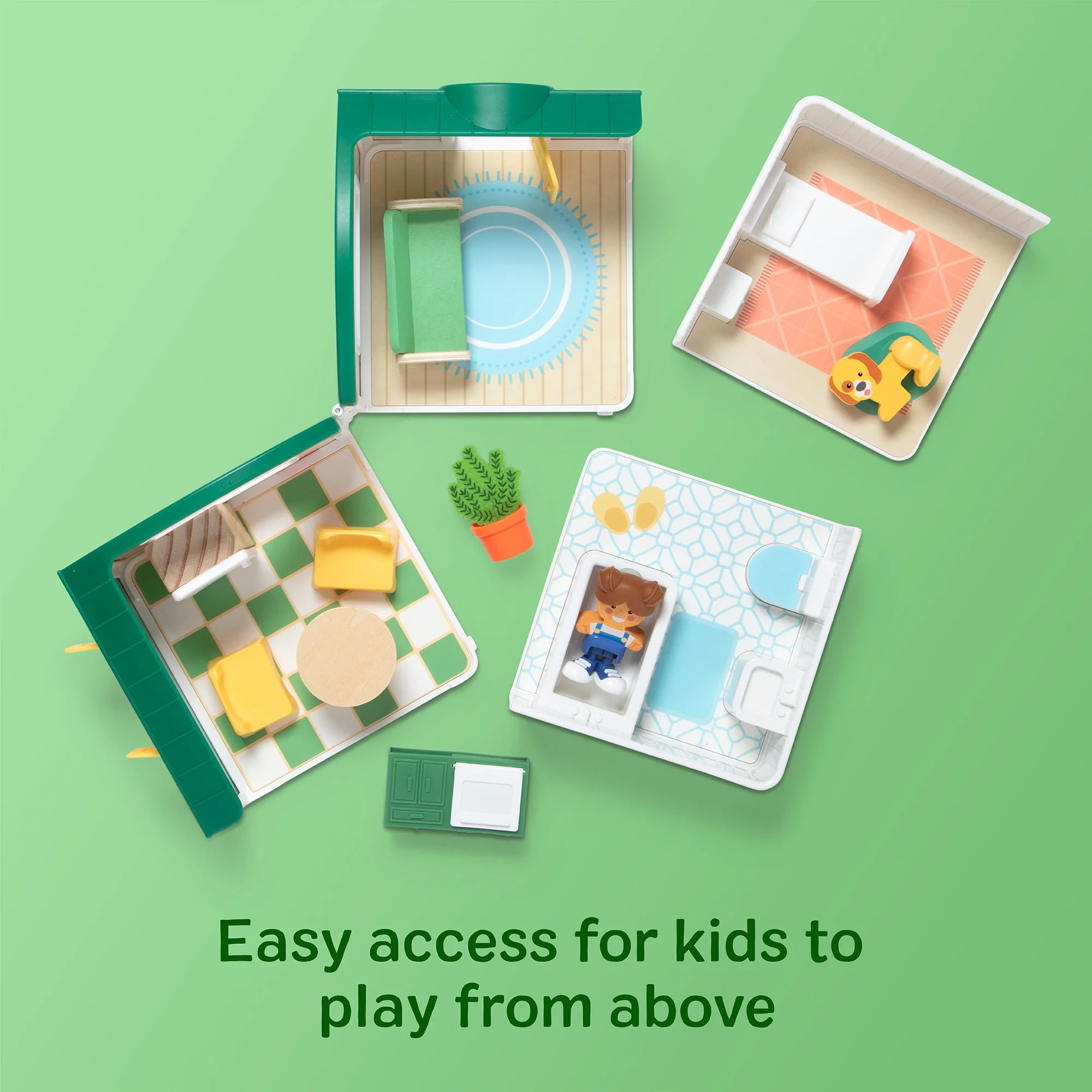 Melissa & Doug Wooden Cheery Lane House Playset