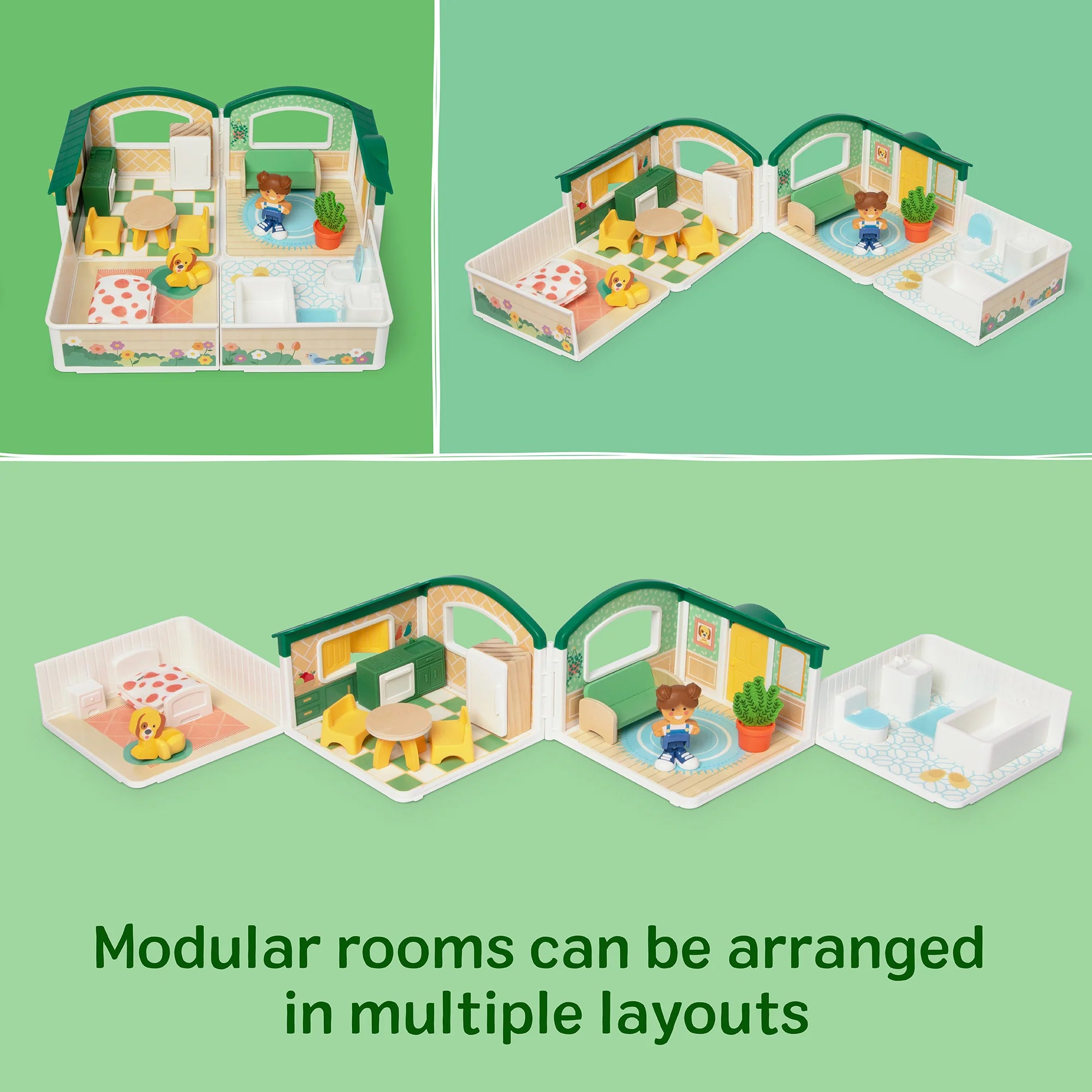 Melissa & Doug Wooden Cheery Lane House Playset