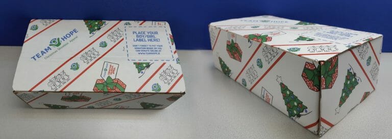 Team Hope Shoe box